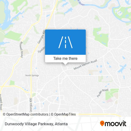 Dunwoody Village Parkway map