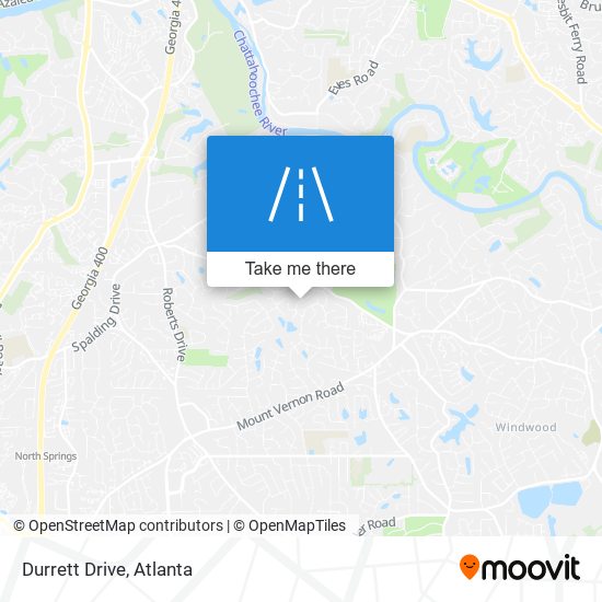 Durrett Drive map