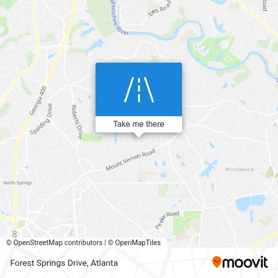 Forest Springs Drive map