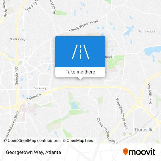 Georgetown Way map