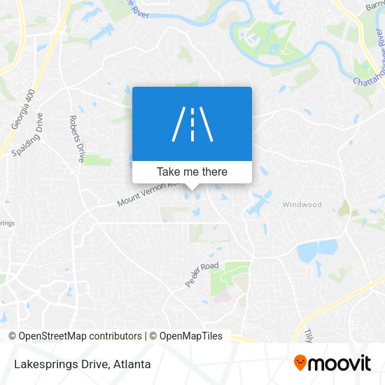 Mapa de Lakesprings Drive