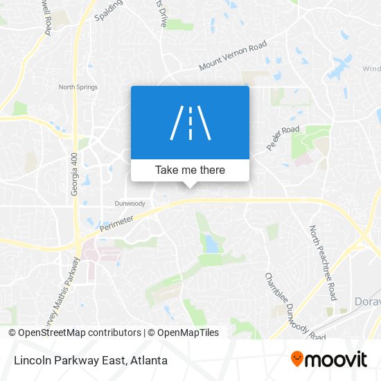 Mapa de Lincoln Parkway East
