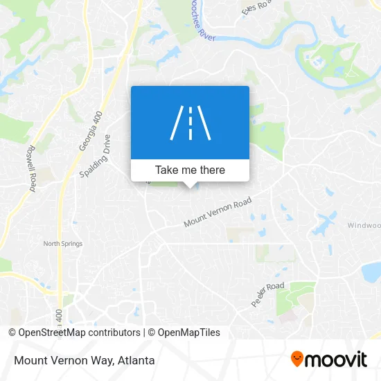 Mount Vernon Way map