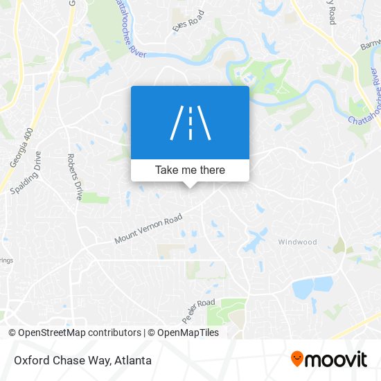 Oxford Chase Way map