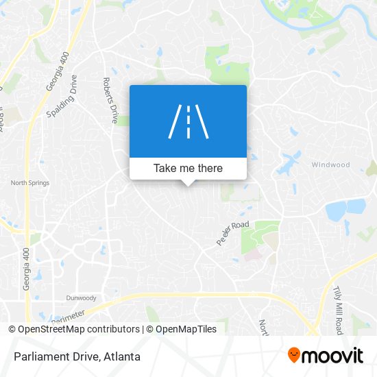 Parliament Drive map