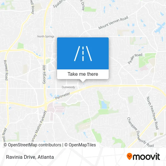 Ravinia Drive map