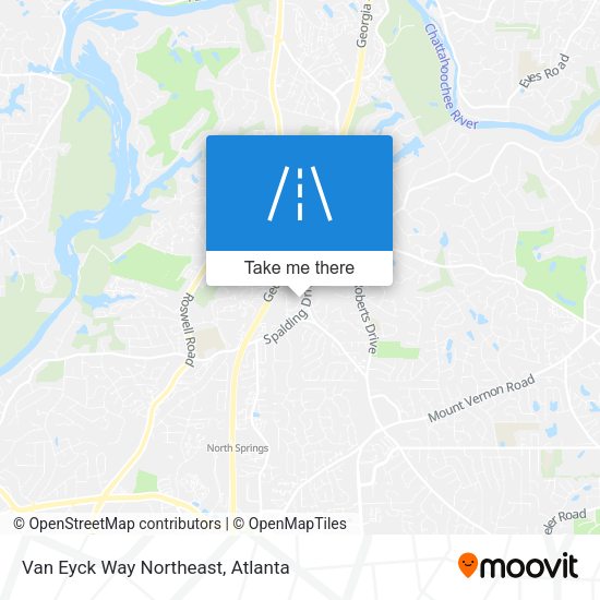 Mapa de Van Eyck Way Northeast