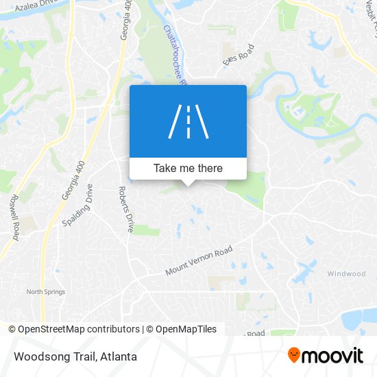 Woodsong Trail map