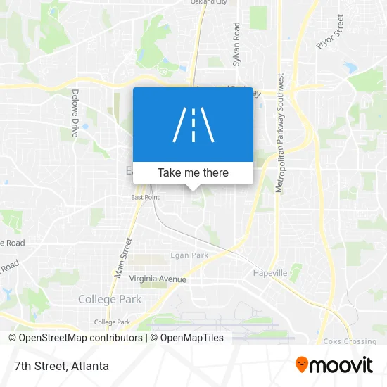 7th Street map