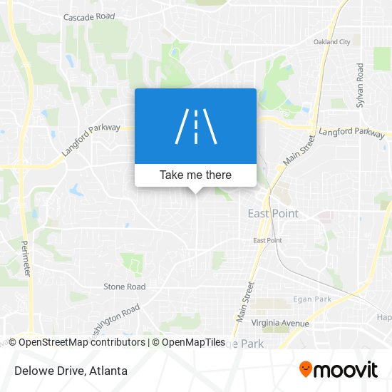 Delowe Drive map