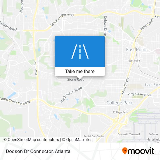 Mapa de Dodson Dr Connector