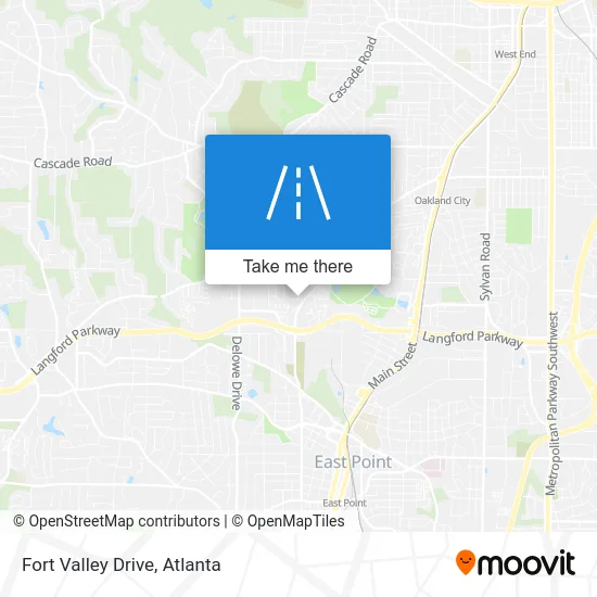 Fort Valley Drive map