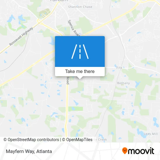 Mayfern Way map
