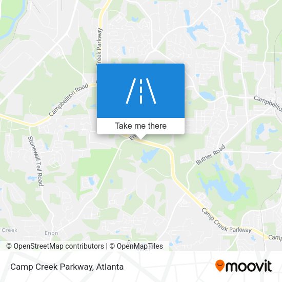 Camp Creek Parkway map