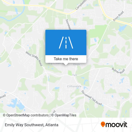 Emily Way Southwest map
