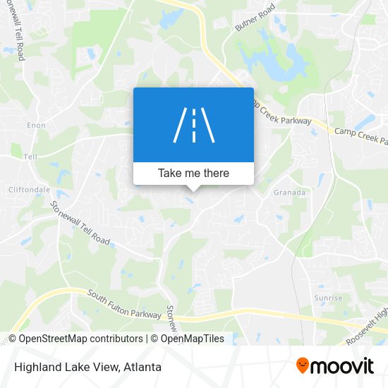 Mapa de Highland Lake View