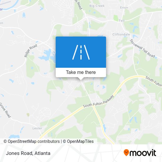 Mapa de Jones Road