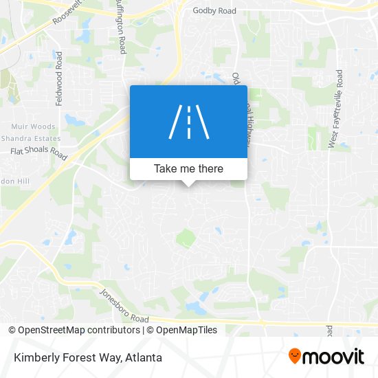 Mapa de Kimberly Forest Way