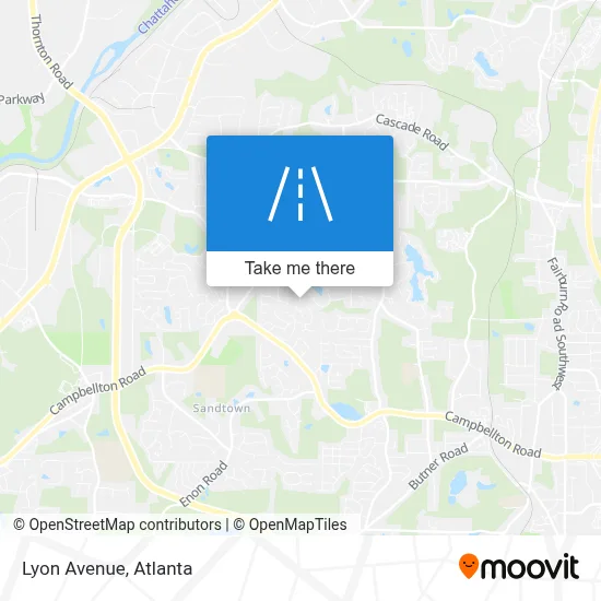 Lyon Avenue map