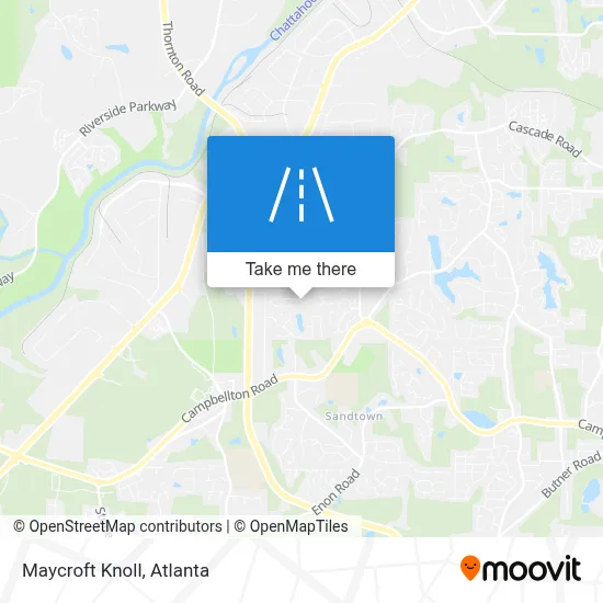 Maycroft Knoll map