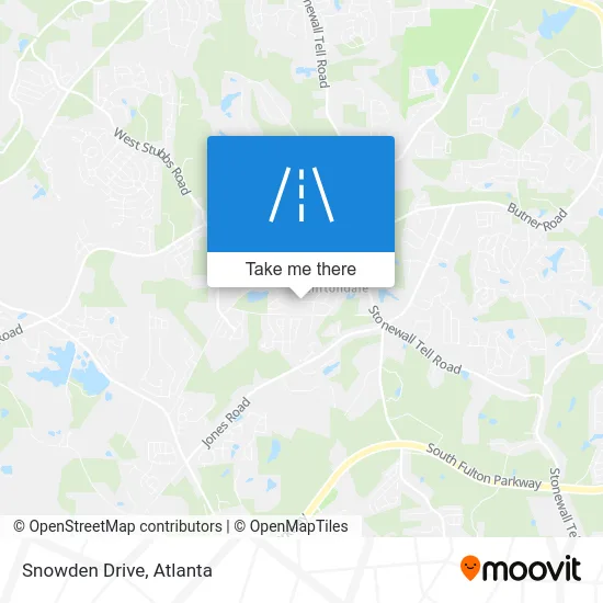 Snowden Drive map