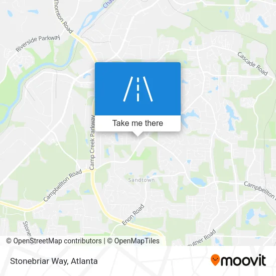 Stonebriar Way map