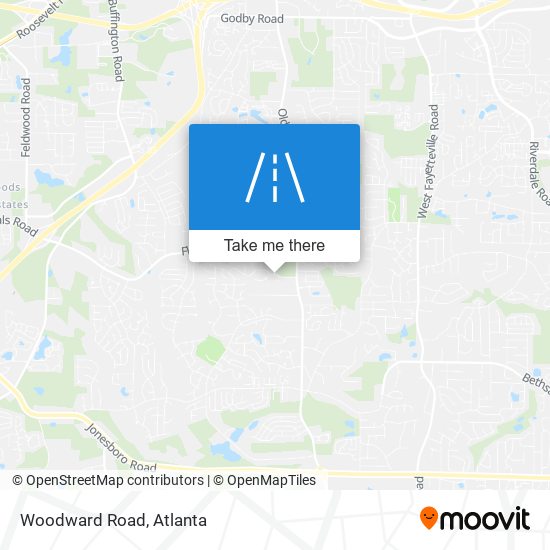 Mapa de Woodward Road