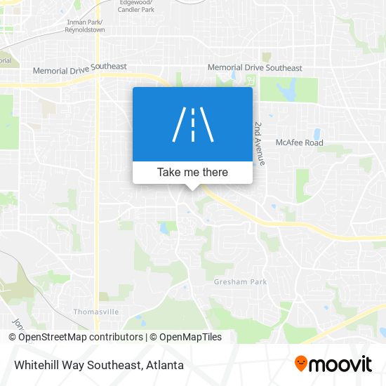 Mapa de Whitehill Way Southeast