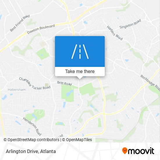 Mapa de Arlington Drive