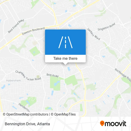 Bennington Drive map