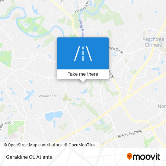 Mapa de Geraldine Ct