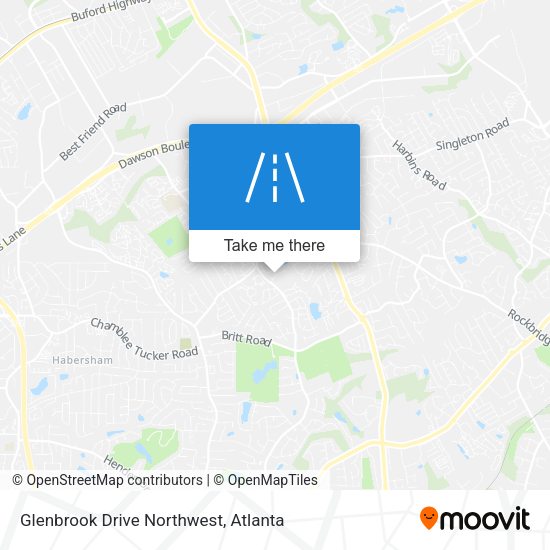 Glenbrook Drive Northwest map