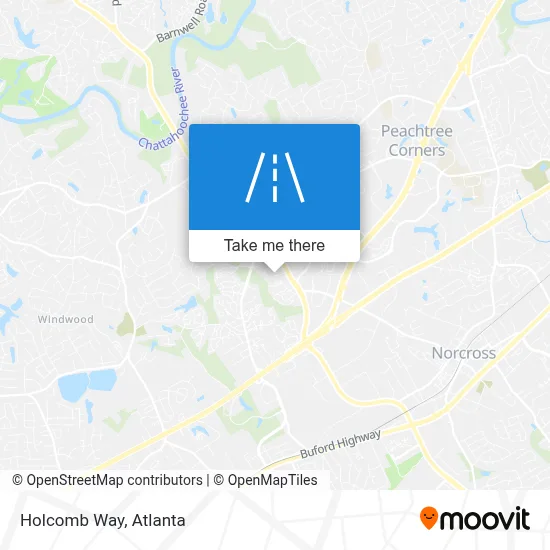 Holcomb Way map