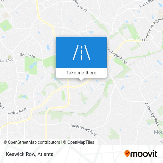 Keswick Row map