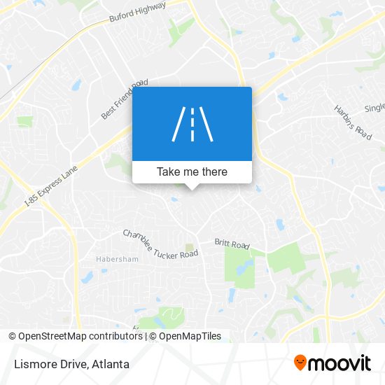 Lismore Drive map