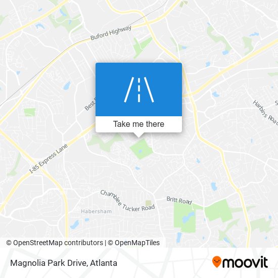 Mapa de Magnolia Park Drive