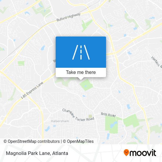 Magnolia Park Lane map