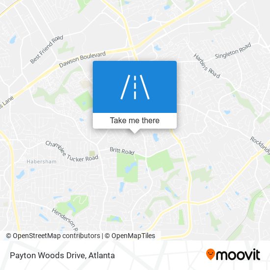 Mapa de Payton Woods Drive