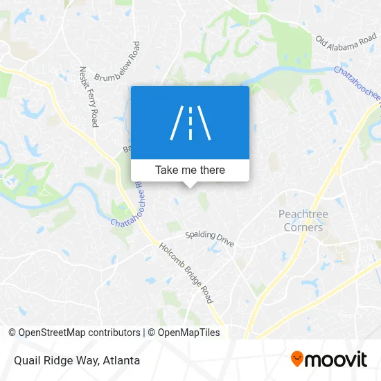 Quail Ridge Way map