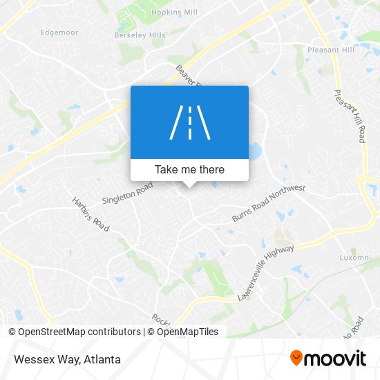 Mapa de Wessex Way