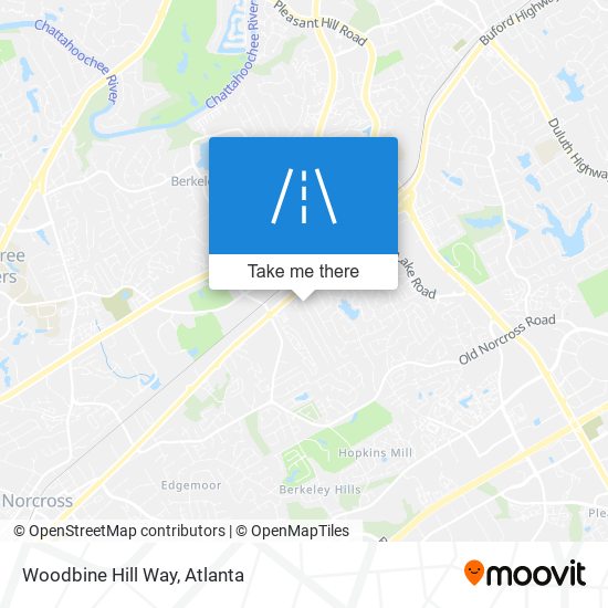 Mapa de Woodbine Hill Way