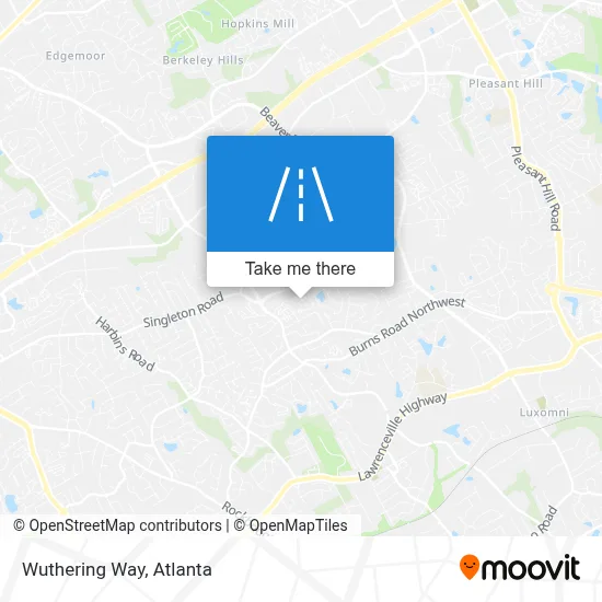 Wuthering Way map