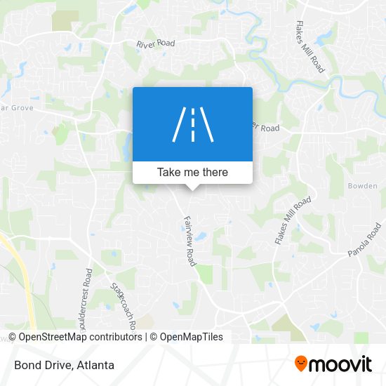 Mapa de Bond Drive