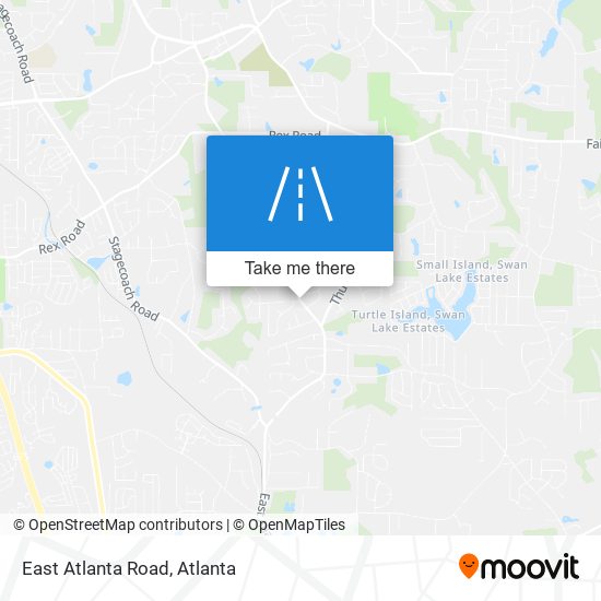 Mapa de East Atlanta Road