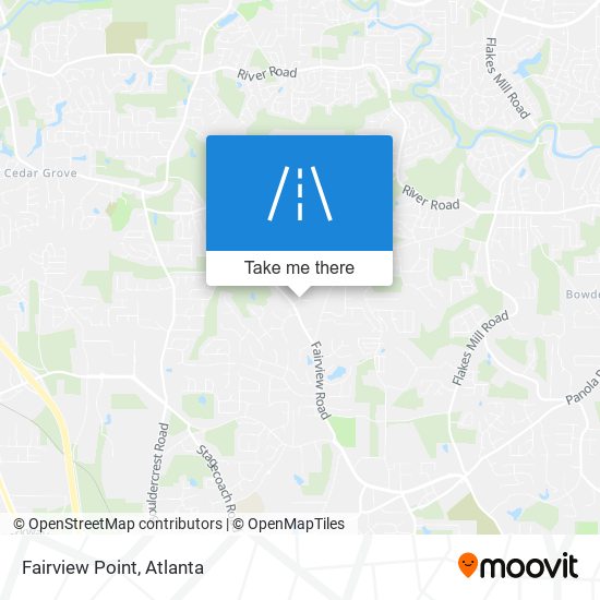 Fairview Point map