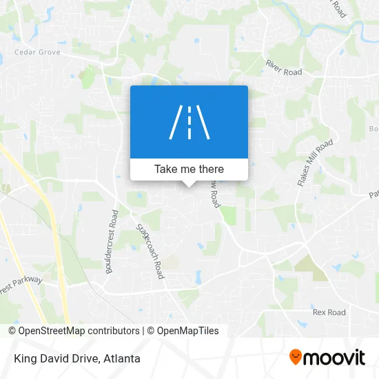 King David Drive map