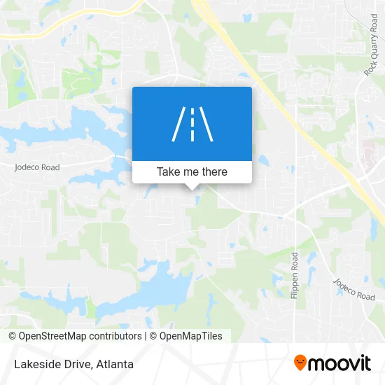 Lakeside Drive map