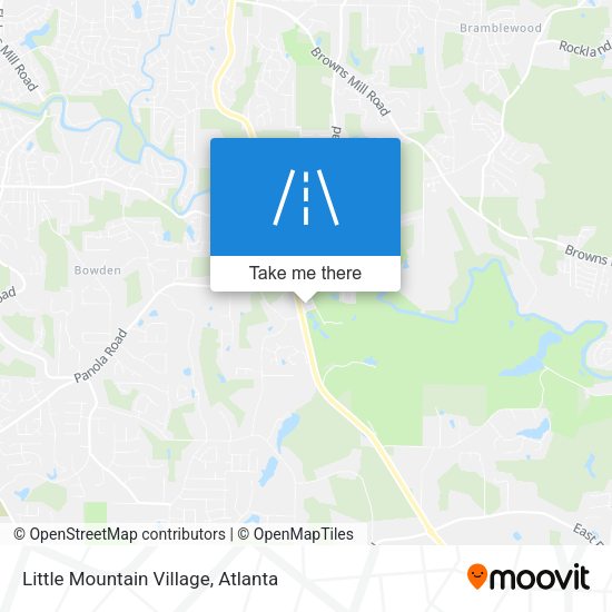 Mapa de Little Mountain Village