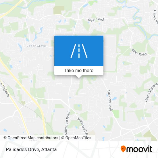 Mapa de Palisades Drive