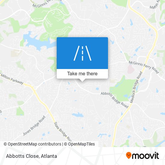Mapa de Abbotts Close